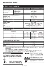 Preview for 61 page of Makita DLS111ZU Instruction Manual