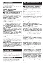 Preview for 160 page of Makita DLS111ZU Instruction Manual