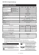 Preview for 172 page of Makita DLS111ZU Instruction Manual