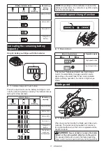 Предварительный просмотр 11 страницы Makita DLS112 Instruction Manual