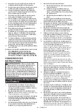 Предварительный просмотр 44 страницы Makita DLS211 Instruction Manual