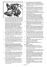 Предварительный просмотр 6 страницы Makita DLS211ZU Instruction Manual