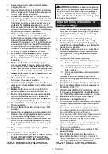 Предварительный просмотр 7 страницы Makita DLS211ZU Instruction Manual