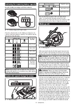 Preview for 13 page of Makita DLS211ZU Instruction Manual