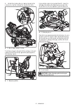 Предварительный просмотр 17 страницы Makita DLS211ZU Instruction Manual