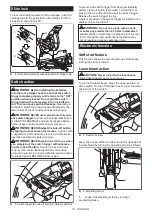 Предварительный просмотр 18 страницы Makita DLS211ZU Instruction Manual