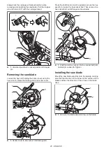 Предварительный просмотр 20 страницы Makita DLS211ZU Instruction Manual