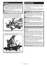 Предварительный просмотр 24 страницы Makita DLS211ZU Instruction Manual