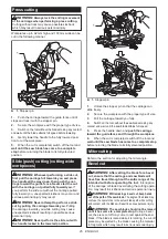 Предварительный просмотр 25 страницы Makita DLS211ZU Instruction Manual