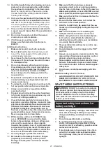 Предварительный просмотр 21 страницы Makita DLS212 Instruction Manual