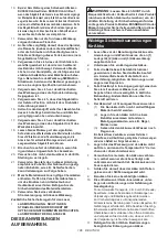 Предварительный просмотр 186 страницы Makita DLS212 Instruction Manual