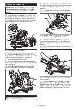 Предварительный просмотр 10 страницы Makita DLS610 Instruction Manual