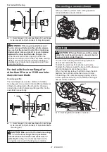 Предварительный просмотр 21 страницы Makita DLS610 Instruction Manual