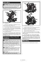 Предварительный просмотр 25 страницы Makita DLS610 Instruction Manual