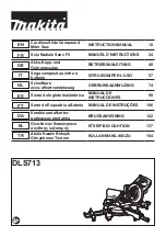 Preview for 1 page of Makita DLS713 Instruction Manual