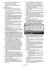 Предварительный просмотр 14 страницы Makita DLS714 Instruction Manual