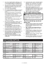 Предварительный просмотр 15 страницы Makita DLS714 Instruction Manual