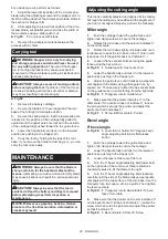 Preview for 25 page of Makita DLS714 Instruction Manual