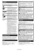 Предварительный просмотр 28 страницы Makita DLS714 Instruction Manual