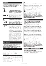 Предварительный просмотр 100 страницы Makita DLS714 Instruction Manual