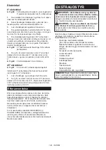 Preview for 149 page of Makita DLS714 Instruction Manual