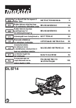 Makita DLS714Z Instruction Manual предпросмотр