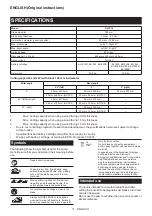 Preview for 11 page of Makita DLS714Z Instruction Manual