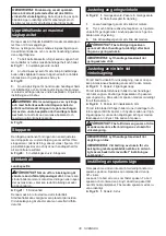 Preview for 30 page of Makita DLS714Z Instruction Manual