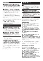 Preview for 36 page of Makita DLS714Z Instruction Manual