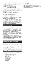 Preview for 37 page of Makita DLS714Z Instruction Manual