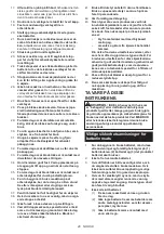 Предварительный просмотр 40 страницы Makita DLS714Z Instruction Manual