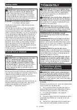 Preview for 61 page of Makita DLS714Z Instruction Manual