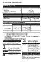 Preview for 80 page of Makita DLS714Z Instruction Manual