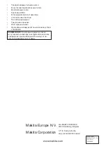 Preview for 124 page of Makita DLS714Z Instruction Manual