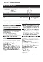 Preview for 41 page of Makita DLX2131TJ Instruction Manual