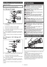 Предварительный просмотр 11 страницы Makita DLX2164X Instruction Manual