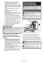 Предварительный просмотр 21 страницы Makita DLX2164X Instruction Manual