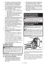 Предварительный просмотр 37 страницы Makita DLX2164X Instruction Manual