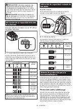 Предварительный просмотр 38 страницы Makita DLX2164X Instruction Manual