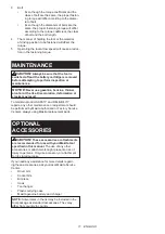 Предварительный просмотр 11 страницы Makita DLX2414X7B Instruction Manual