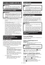 Предварительный просмотр 20 страницы Makita DLX5032T Instruction Manual