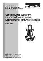 Makita DML810/2 Instruction Manual предпросмотр