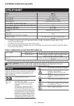 Preview for 144 page of Makita DML810 Instruction Manual