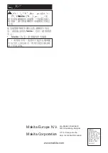 Preview for 184 page of Makita DML810 Instruction Manual