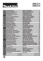 Preview for 1 page of Makita DML814 Instruction Manual