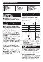 Preview for 9 page of Makita DML814 Instruction Manual