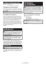 Preview for 39 page of Makita DML814 Instruction Manual