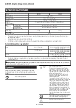 Preview for 54 page of Makita DML814 Instruction Manual