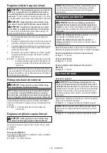 Preview for 184 page of Makita DML814 Instruction Manual