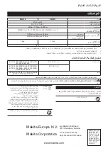 Preview for 268 page of Makita DML814 Instruction Manual